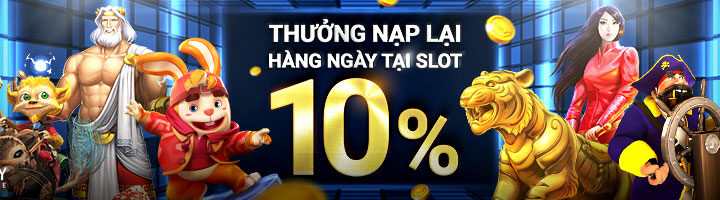 10% THƯỞNG NẠP LẠI HÀNG NGÀY TẠI SLOT W88 TẠI W88!