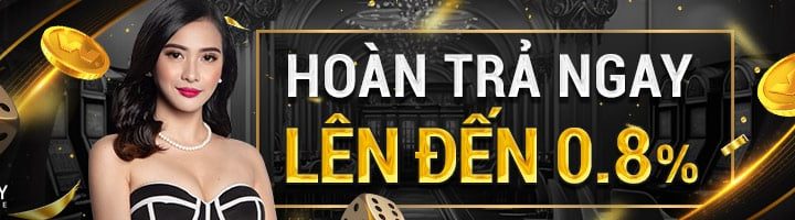 HOÀN TRẢ NGAY LÊN ĐẾN 0.8% TẠI CLUB W CASINO